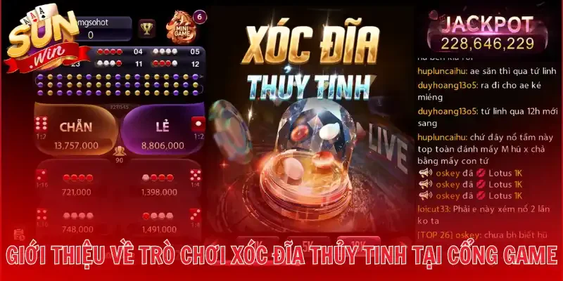 Giới thiệu về trò chơi Xóc đĩa thủy tinh tại cổng game